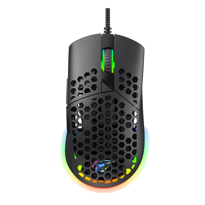Gaming-Maus Wired USB HAVIT MS1036, RGB, 1200DPI - 7200DPI, 1.6m, Weiß