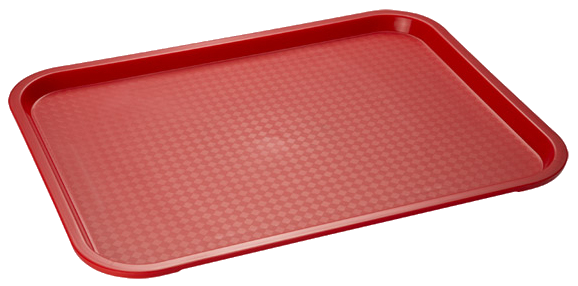 APS Tablett FAST FOOD, (B)410 x (T)305 mm, rot