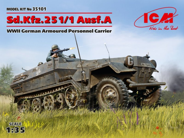 Sd.Kfz.251/1 Ausf.A WWII German Armoured Personnel Carrier
