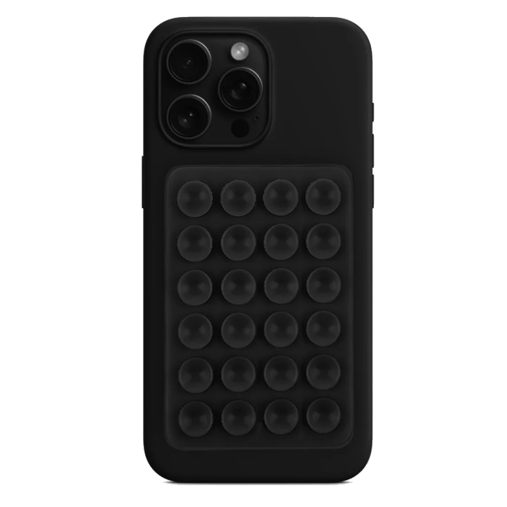 Saugnapfhalterung Techsuit SC-PAD2, Schwarz