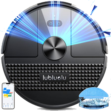Lubluelu Saugroboter mit Wischfunktion Lasernavigation Staubsauger Gebraucht