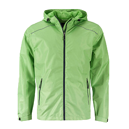 JAMES & NICHOLSON Herren Regenjacke Basic, Herren, grün, XXL