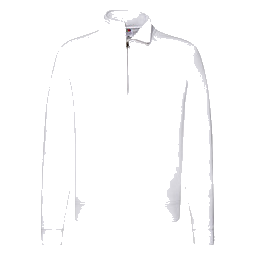 FRUIT OF THE LOOM® Unisex Sweatshirt Zip-Neck, weiß, XL