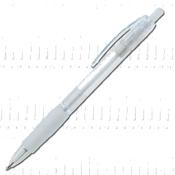 Werbe-Set: 400 BIC® Kugelschreiber Clic Pen, inkl. Druck, blaue Mine, weiß/frosted