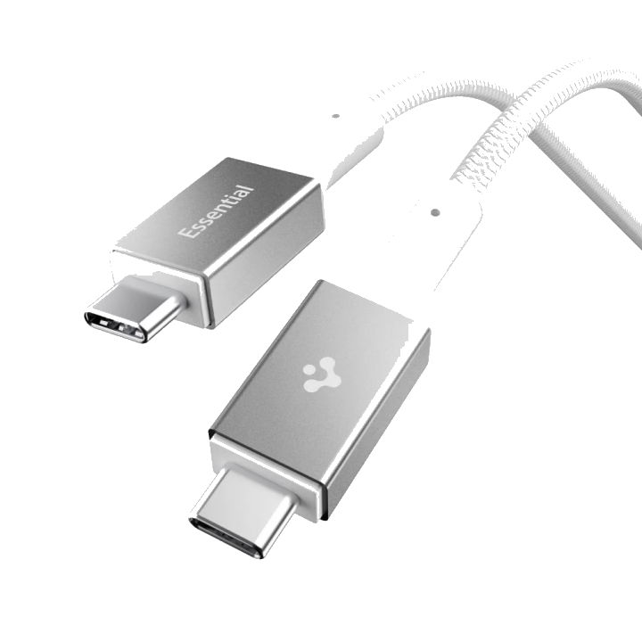 Daten- und Ladekabel USB-C - USB-C Spigen EB10010CC, 100W, 1m, Weiß ACA08774