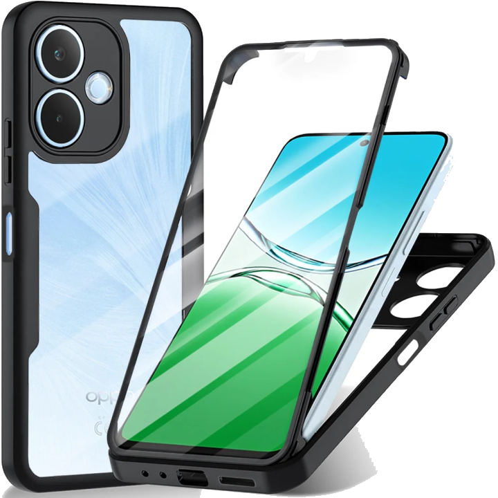 Hülle für Oppo A5 Pro 4G / A5 Pro, Techsuit, ColorVerse 360, Schwarz