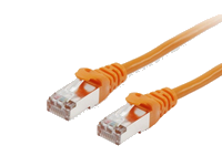 Equip Cat.6A S/FTP Patchkabel, 1.0m, Orange