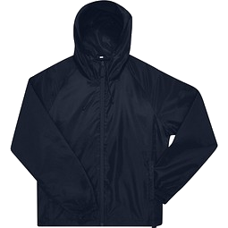 B&C Collection Unisex Windbreaker Jacke, dunkelblau, M