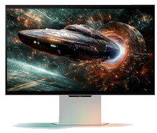 Samsung Odyssey 3D S27FG904XU 27 Zoll 4K UHD Gaming Monitor 165Hz 1ms IPS