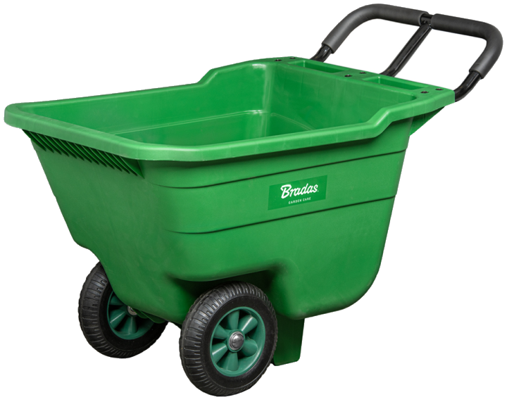 Bradas Gartenschubkarre HANDY-GO, 90 Liter, grün