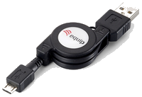 Equip 128595 USB Kabel USB 2.0 1 m USB A Micro-USB B Schwarz