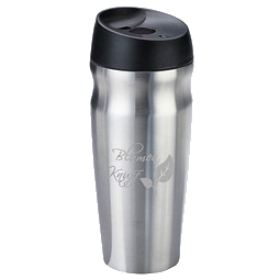 Doppelwandiger Edelstahl-Isolierbecher Elegance, 460 ml, silber