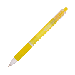BIC® Kugelschreiber Clic Pen, blaue Mine, gelb-frosted
