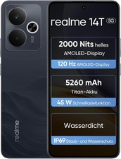 realme 14T 5G Smartphone 8+256GB 6,67" 120Hz AMOLED 5260mAh IP69 NFC Dual-SIM
