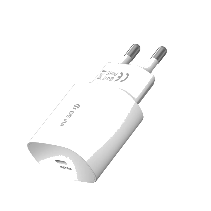 COFI 1453 Wandladegerät Smart PD 25W 1x USB-C weiß + Kabel USB-C