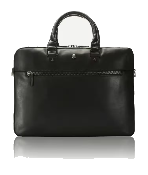 Jekyll & Hide Montana Laptop-Aktentasche mit Reißverschluss Black