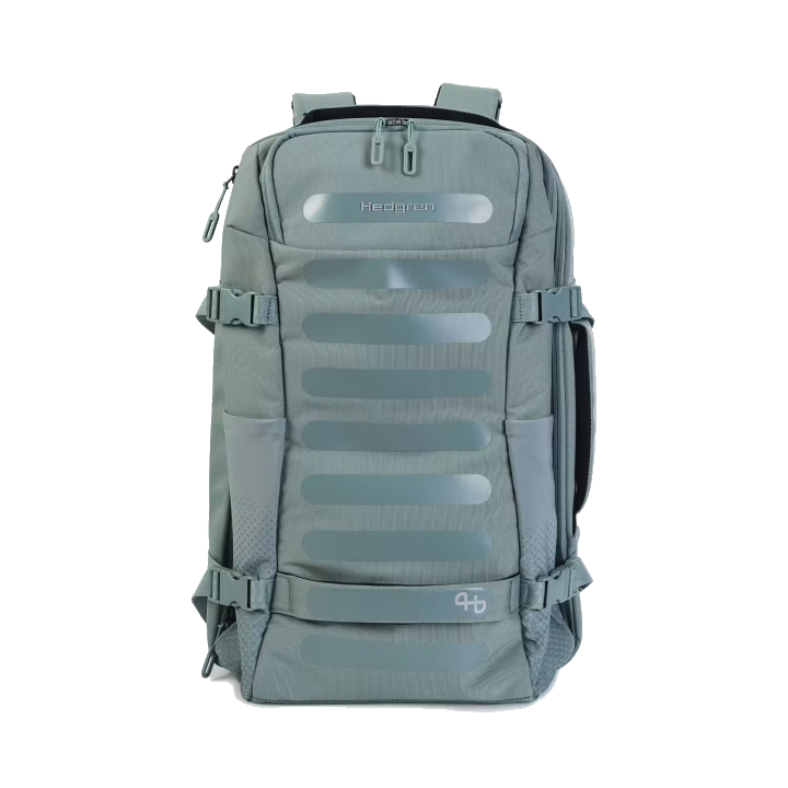 Hedgren Comby TRIP L Exp Travel Backpack 15,6" Grey-Green