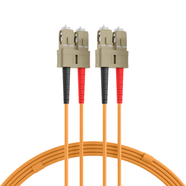 Duplex Patchkabel SC-SC OM2, 25m LSZH 3mm orange