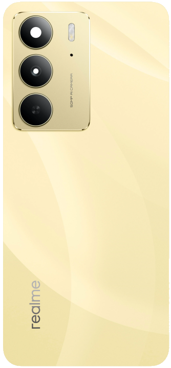 Batteriedeckel Realme Realme 14x (Indien), Gold (Golden Glow), Service Pack 621033000420