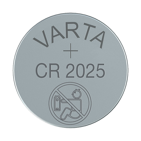VARTA Batterien Knopfzellen CR2025, 5 Stück, Power on Demand, Lithium-Knopfzelle, 3 V, kindersichere Verpackung, für elektronische Kleingeräte - Autoschlüssel, Fernbedienungen, Waagen