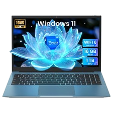 2026 NEU SGIN Laptop 15,6" Full HD 16GB RAM 1TB SSD Win11 Beleuchtete Tastatur