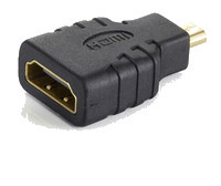 Equip 118915 Kabeladapter microHDMI HDMI Schwarz