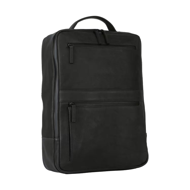 Leonhard Heyden Den Haag Leder-Rücksack mit Notebookfach 15"