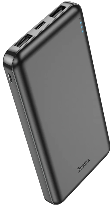 Externer Akku HOCO J100, 10000mAh, 10W, 2 x USB-A, Schwarz