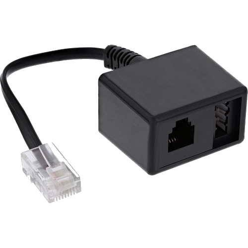 Inline InLine® TAE Adapterkabel RJ45 Stecker auf TAE-N & RJ11 Buchse Telefonkabel