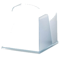 Zettelbox Pfiff, weiß-gefrostet