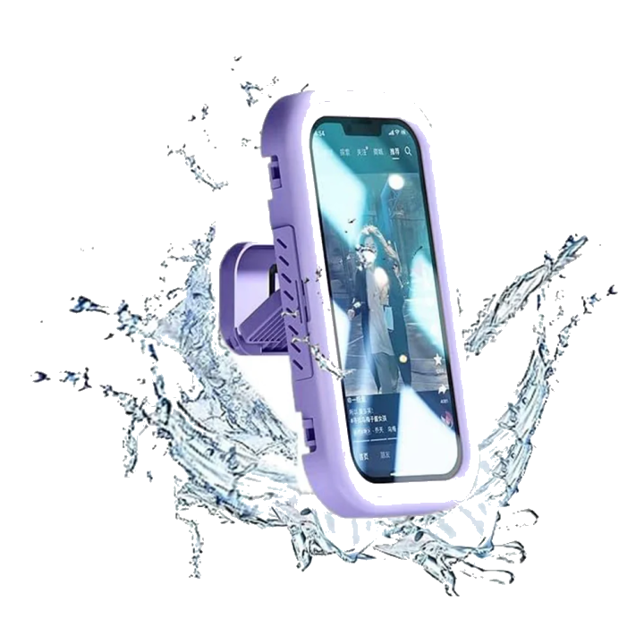 Wandgehäuse mit Touch-Membran Techsuit LC-999 für Telefon, Wasserdicht, Lila