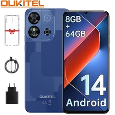 OUKITEL C57S Handy Ohne Vertrag 8GB+64GB Android 14 Smartphone 4300mAh Dual SIM