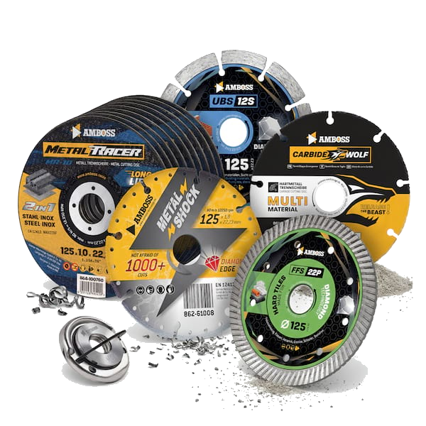 AMBOSS CutMaster Pro - Das15-teilige Trennscheiben-Mega-Set