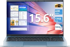 2026 SGIN 15,6 Zoll Laptop 4GB RAM 128GB SSD Notebook Intel N4000 FHD 7000mAh