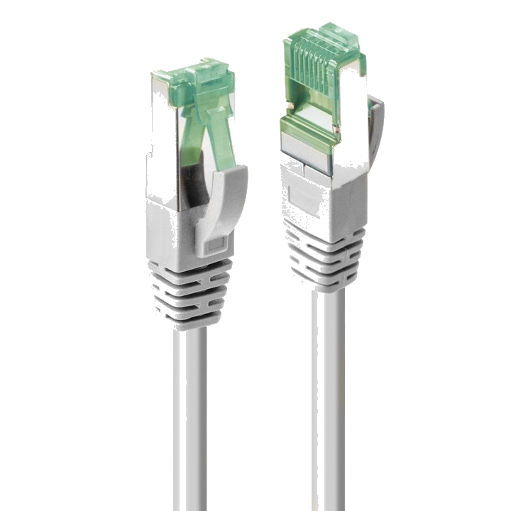 LINDY Patchkabel Cat.6A S/FTP GRS TPE grau 0.5m