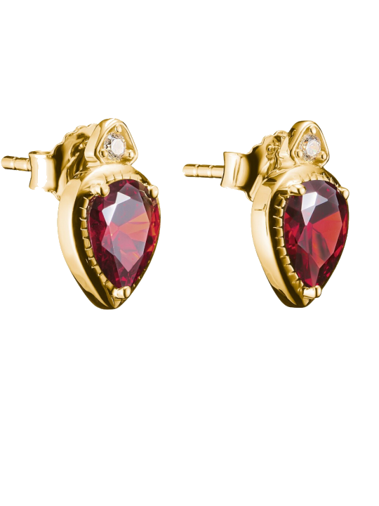 Thomas Sabo H2333-414-10 Ohrstecker Tropfen Elyndra vergoldet 12,0 mm Damen