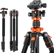 K&F CONCEPT 200cm Aluminium Kamera Stativ Tripod mit Einbeinstativ 360°Kugelkopf