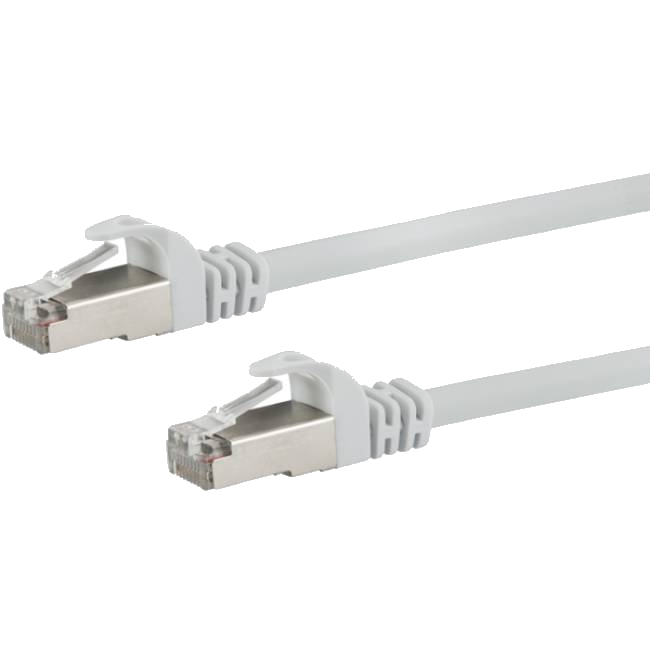 Schwaiger CAT 6 Netzwerkkabel S/FTP max. 250 MHz 1m Weiß