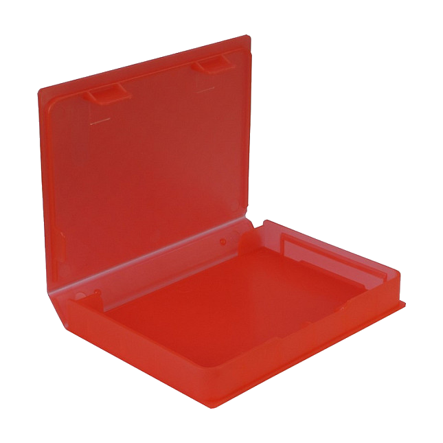 HDD Schutzbox 2,5"" Kunststoff rot