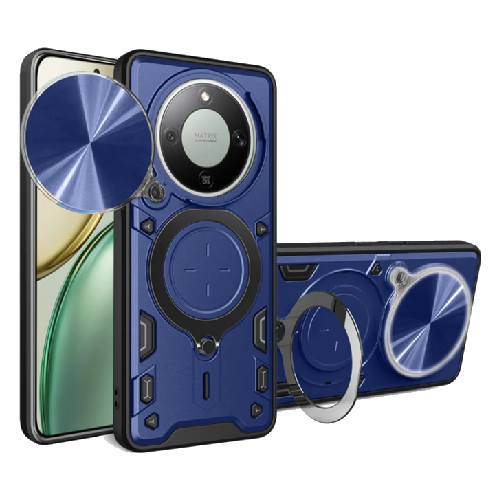 Hülle für Honor Magic8 Lite, Techsuit, CamGuard Pro, Blau