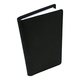 Pocketdata 2027, Leporello-Kalendarium BlueLine, schwarz