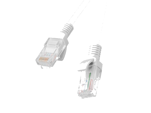 LANBERG Patchkabel CAT.6 UTP 1,0m Fluke Zertifikat gr