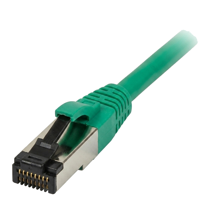 Synergy21 Patchkabel RJ45, CAT8.1 2000Mhz, 1,0m, grün, S-STP(S/FTP), TPE/LSZH(SuperFlex), AWG26,