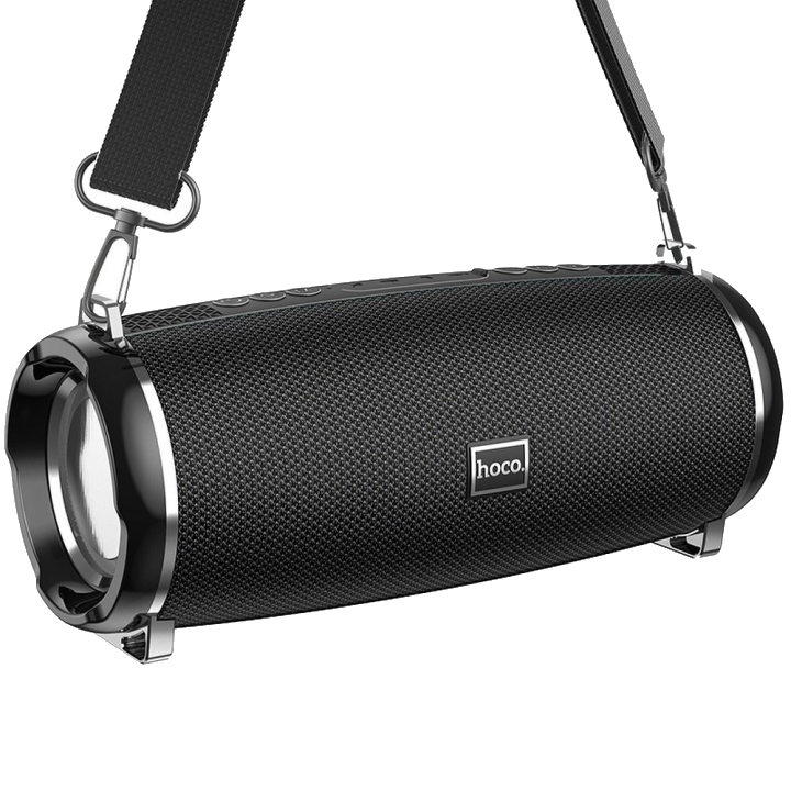 Tragbarer Bluetooth-Lautsprecher HOCO HC2, 2 x 5W, TWS, RGB, Schwarz