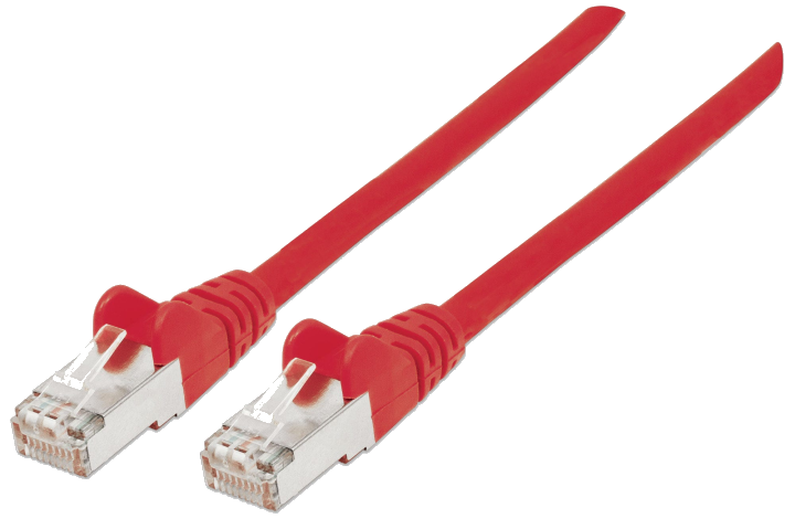 INTELLINET Patchkabel Cat6A CU S/FTP LSZH 3.00m rot
