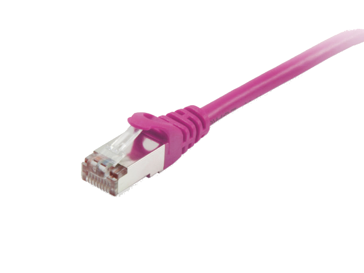 Equip Patchkabel Cat6A S/FTP 2xRJ45 0.15m lila LSZH Polybeutel