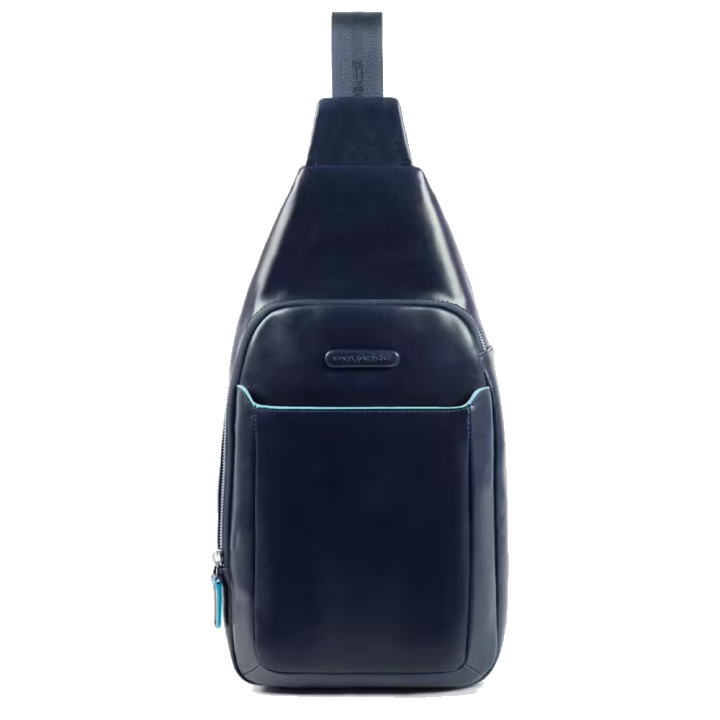 Piquadro Blue Square Querträgertasche mit iPad®-Fach Nachtblau