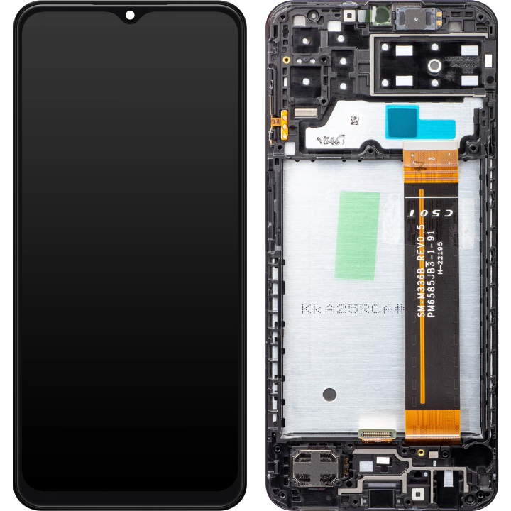 Display / Touchscreen für Samsung Galaxy A13 A137 | mit Rahmen | Schwarz | Service Pack