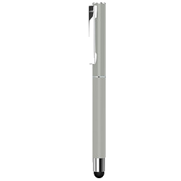 uma® Metall-Rollerball Straight, schwarze Mine, grau