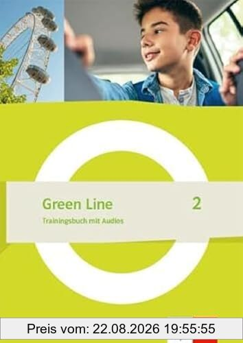 Green Line 2: Trainingsbuch mit Audios Klasse 6 (Green Line. Ausgabe ab 2021)